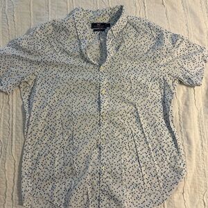 Men's Blue Patterned Shirt